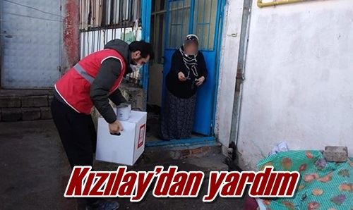 Kızılay’dan yardım