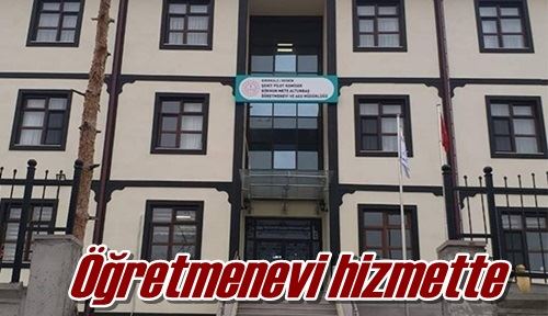 Öğretmenevi hizmette