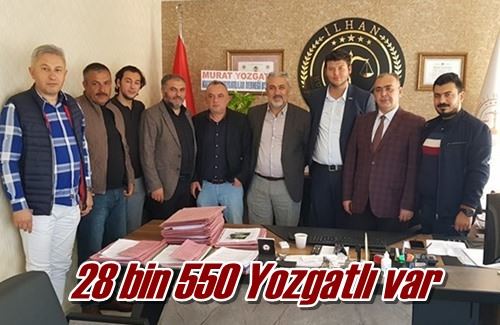 28 bin 550 Yozgatlı var