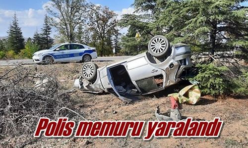 Polis memuru yaralandı