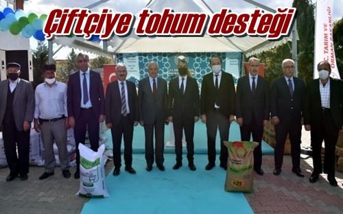 Çiftçiye tohum desteği