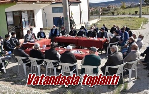 Vatandaşla toplantı