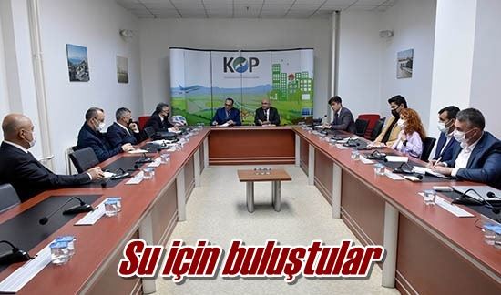 Su için buluştular