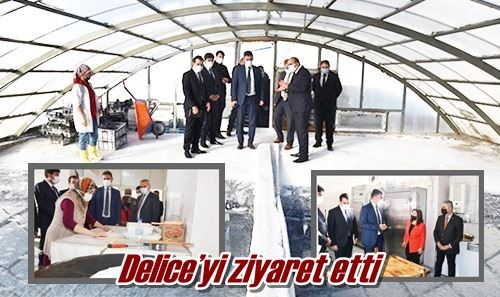 Delice’yi ziyaret etti