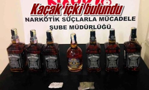 Kaçak içki bulundu