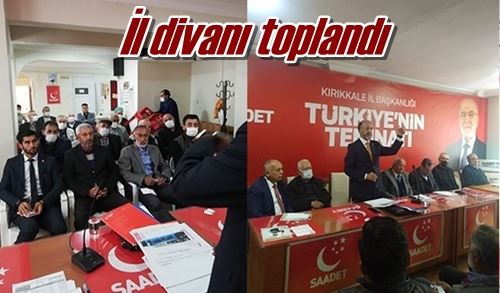 İl divanı toplandı