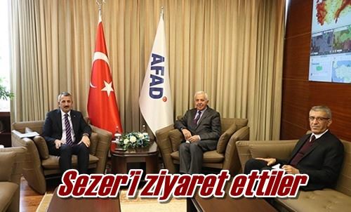 Sezer’i ziyaret etti