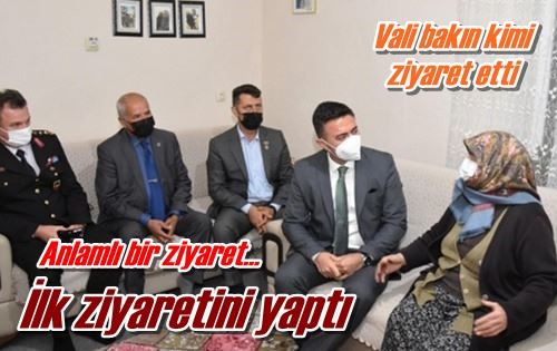 İlk ziyaretini yaptı