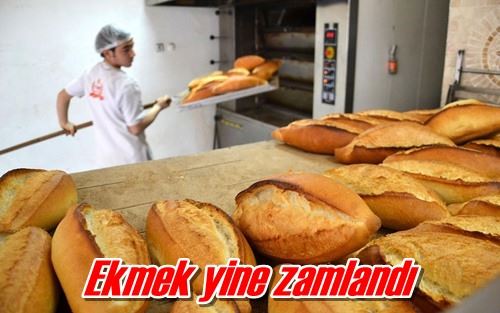 Ekmek yine zamlandı