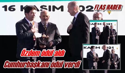 Özdem ödül aldı