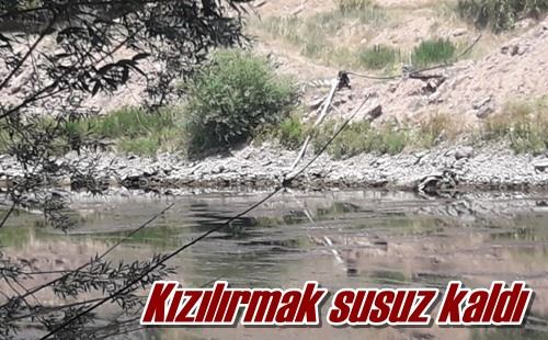 Kızılırmak susuz kaldı