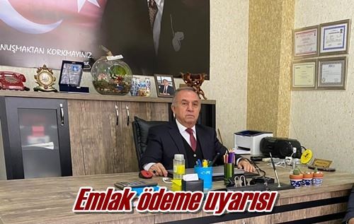 Emlak ödeme uyarısı