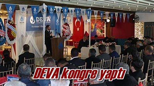 DEVA kongre yaptı