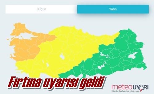 Fırtına uyarısı geldi