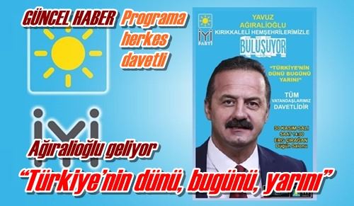 Ağıralioğlu geliyor