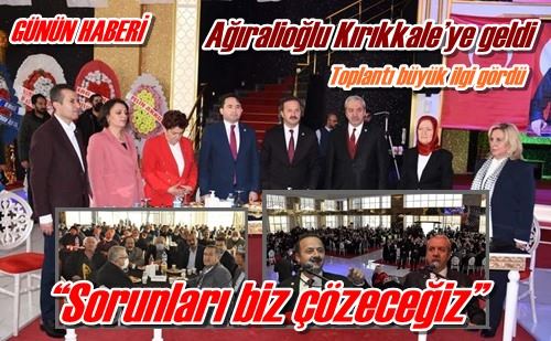 “Sorunları biz çözeceğiz”