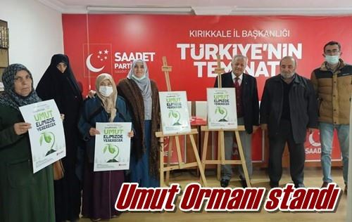 Umut Ormanı standı