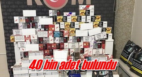 40 bin adet bulundu