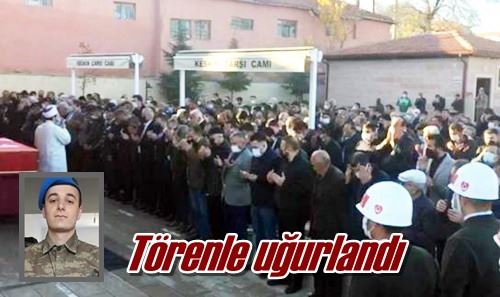 Törenle uğurlandı