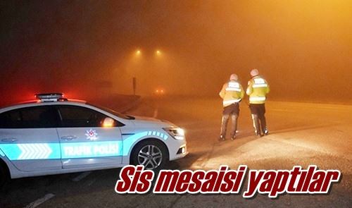 Sis mesaisi yaptılar