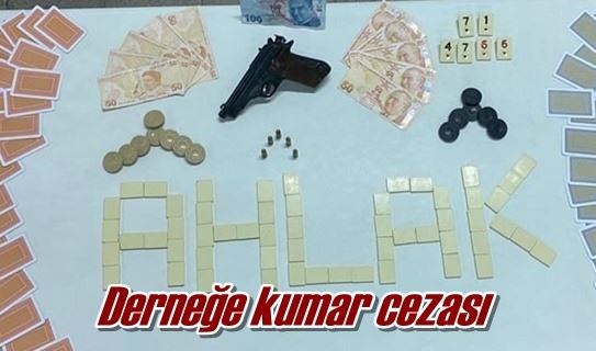 Derneğe kumar cezası