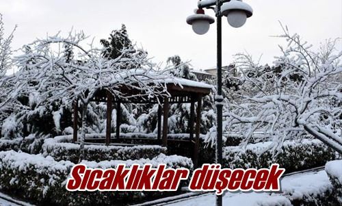 Sıcaklıklar düşecek