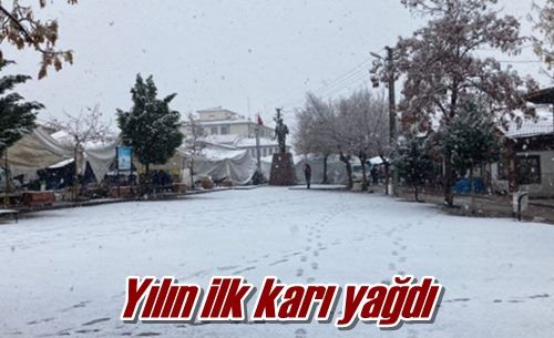 Yılın ilk karı yağdı