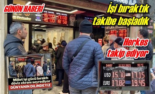 İşi bıraktık takibe başladık