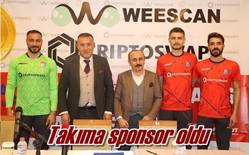 Takıma sponsor oldu