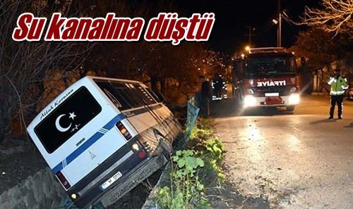 Su kanalına düştü