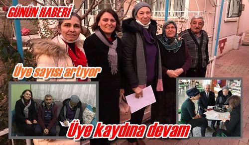 Üye kaydına devam