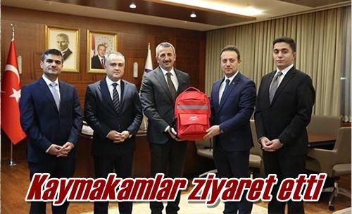 Kaymakamlar ziyaret etti