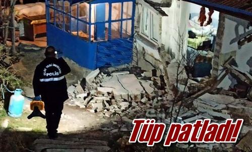 Tüp patladı!