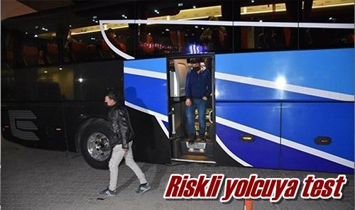 Riskli yolcuya test