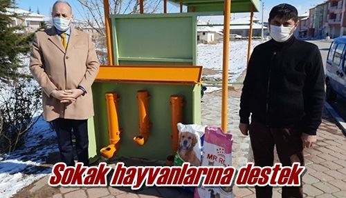 Sokak hayvanlarına destek