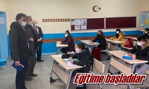 Eğitime başladılar