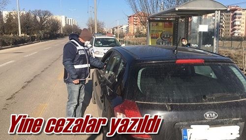 Yine cezalar yazıldı