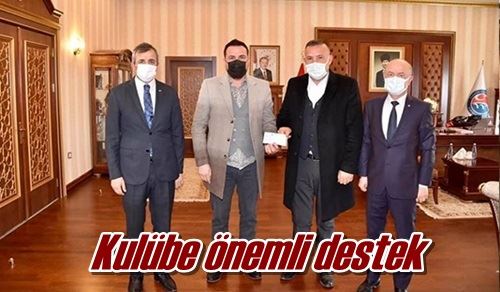 Kulübe önemli destek