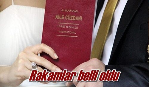 Rakamlar belli oldu