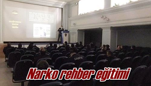 Narko rehber eğitimi