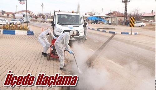 İlçede ilaçlama