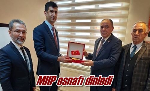 MHP esnafı dinledi