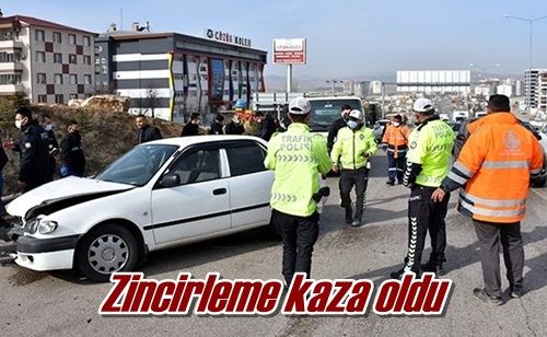 Zincirleme kaza oldu
