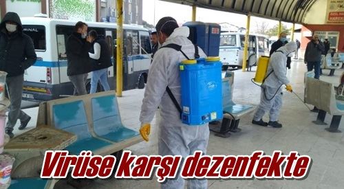 Virüse karşı dezenfekte 