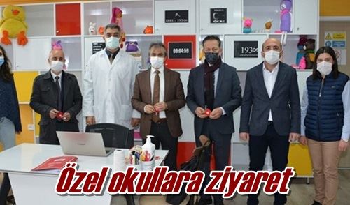 Özel okullara ziyaret