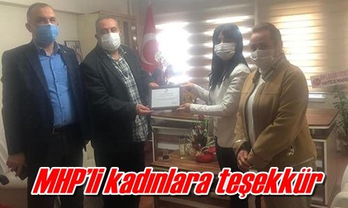 MHP’li kadınlara teşekkür