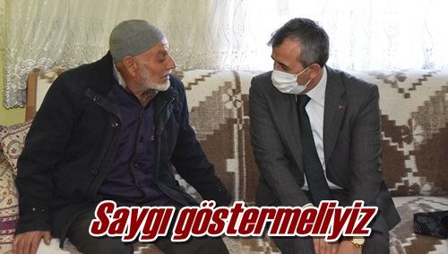 Saygı göstermeliyiz
