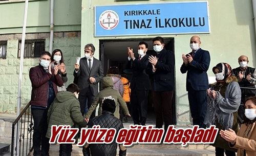 Yüz yüze eğitim başladı