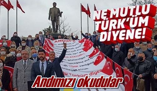 Andımızı okudular