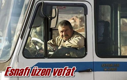 Esnafı üzen vefat
